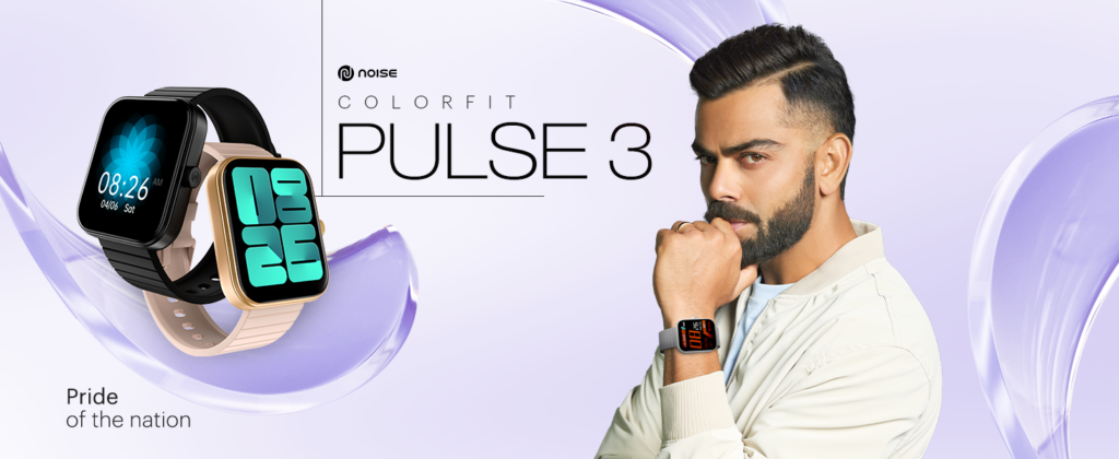 Experience Excellence: Noise ColorFit Pulse 3 Smart Watch with 1.96" Display and Bluetooth Calling