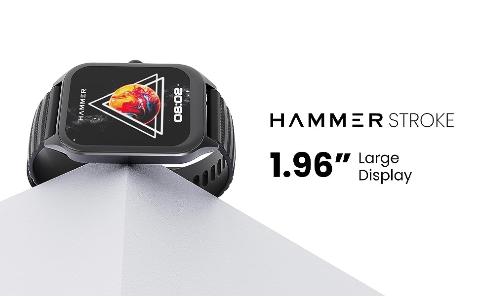 HAMMER Stroke Smart Watch Review: Style Meets Functionality in a Bold Design!