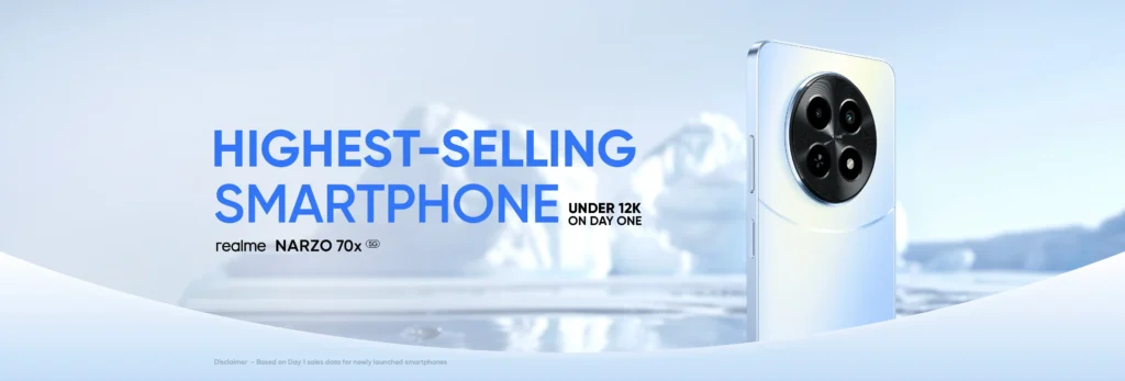 Unleashing the Power: Realme NARZO 70x 5G 8GB RAM 128GB ROM Review - 120Hz Display, 50MP Camera, 45W Charger, and More