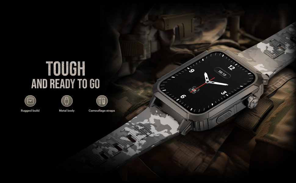 Unleash Your Inner Warrior with the Noise Cadet Military Rugged Smartwatch