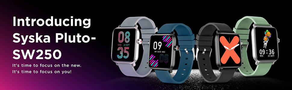 SYSKA Pluto SW250 Smart Watch Review: Premium Metal Body, Customizable Faces, and Long Battery Life