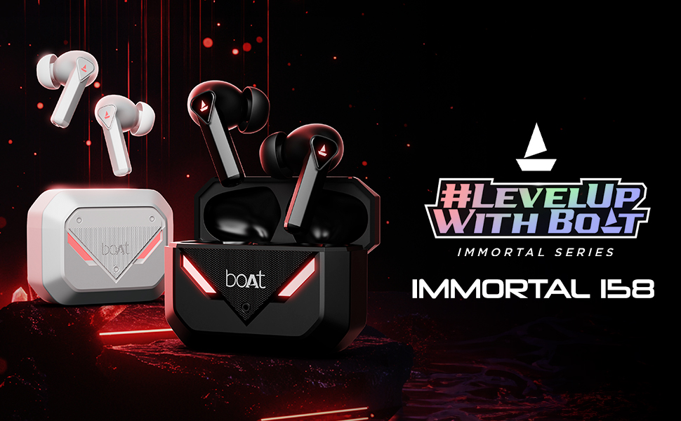 Experience Next-Level Gaming with boAt Immortal 158 TWS: The Ultimate Earbuds for Gamers