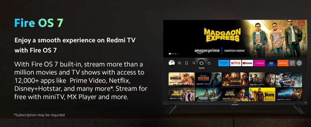 Experience Entertainment Like Never Before: A Deep Dive into the Redmi 32-Inch F Series HD Ready Smart LED Fire TV!