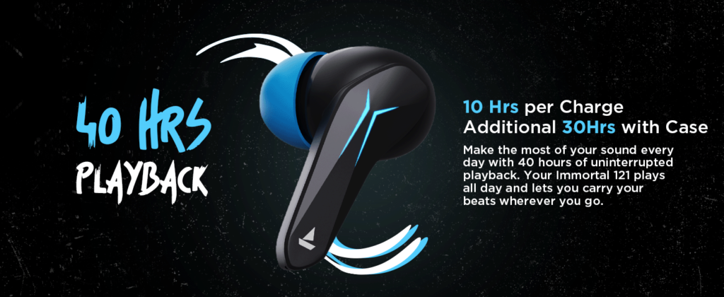 Experience Gaming Like Never Before with boAt Immortal 121 TWS Earbuds