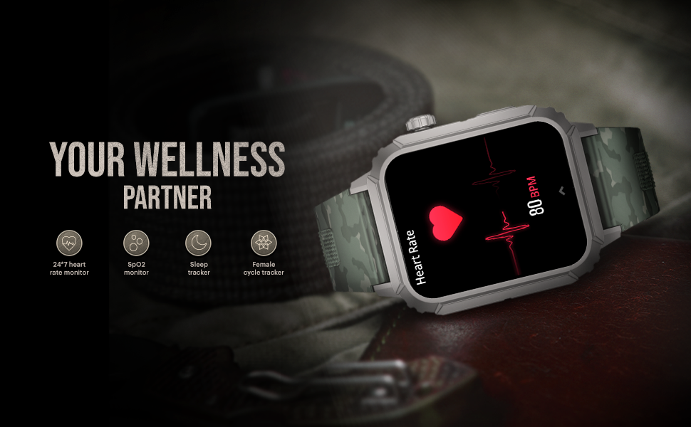 Unleash Your Inner Warrior with the Noise Cadet Military Rugged Smartwatch