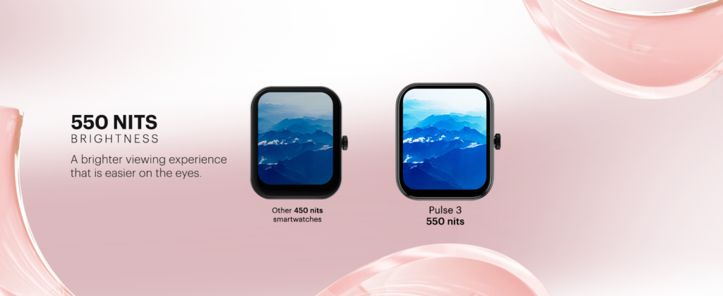 Experience Excellence: Noise ColorFit Pulse 3 Smart Watch with 1.96" Display and Bluetooth Calling
